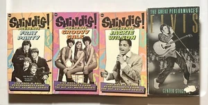 LOT OF FOUR (VHS )- Shindig 3 Shows, And Elvis Great Performances - Picture 1 of 2