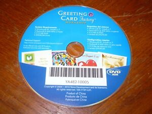 Greeting Card Factory Workshop 8 PC DVD-ROM 2010 Nova Dev for Windows XP/Vista/7