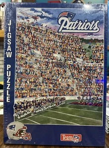 1994 BUFFALO GAMES NEW ENGLAND PATRIOTS 513 Piece Jigsaw Puzzle Vintage New!!! - Picture 1 of 3