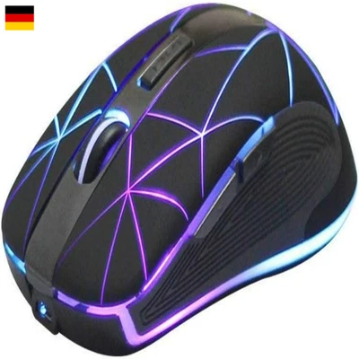 2.4G Optische Maus mit 7 LED-Beleuchtung | Drahtlose USB-Nano-Empfänger - Bild 1 von 4