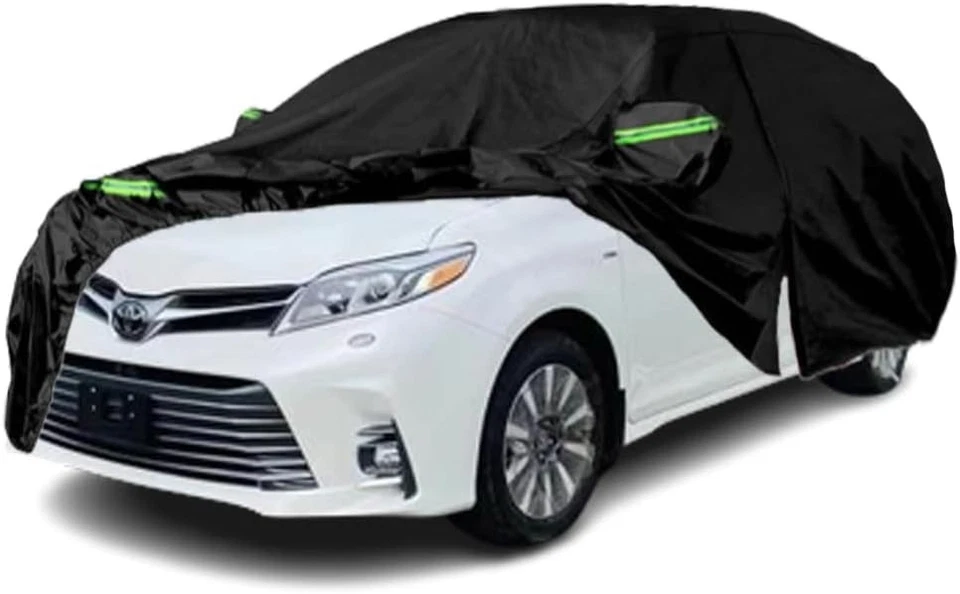 Waterproof Car Covers Compatible with 2003-2024 Toyota Sienna All Weather Black Foto 1 de 4