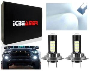 H7 Samsung LED 42 SMD White 6000K Headlight Xenon Fog Light Bulbs High Beam V54 - Picture 1 of 9