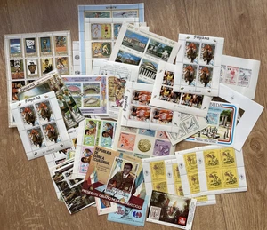 IBERMONEDA| Sellos extranjeros, 42 hojitas. México, R, Dominicana, Guyana... MNH - Imagen 1 de 1