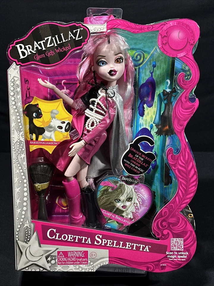 Bratzillaz Cloetta Spelletta Witch Bratz MGA Doll 2012