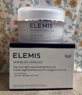 Elemis кожи блаженство капсулы омолаживающие масла для лица 60 капсул 0,21 мл подлинный новый! - Изображение 1 из 4