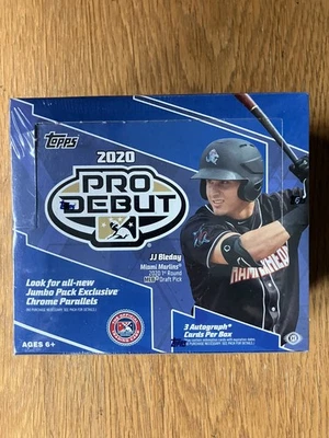 2020 Topps Pro Debut Baseball Factory Sealed Hobby Jumbo Box 3 Auto - Image 1 of 2