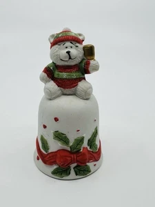 Vintage Christmas Around the World House Of Lloyd Snow Bear Bell #54-723 - Picture 1 of 8
