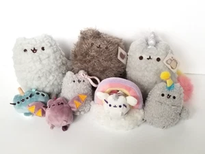 Lot Gund Pusheen Plush Toys Clip Little Brother Stormy Stormicorn Rainbow - Picture 1 of 13