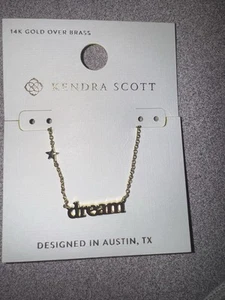 Kendra Scott’s „Dream“ ⭐️ Halskette mit Anhänger und 18“ verstellbarer Kette 14k vergoldet - Bild 1 von 9