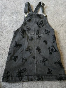 Art Class Butterfly Skirt Overalls Girls Size 7/8 - Picture 1 of 2