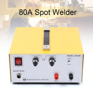 Máquina de soldadura por puntos de pulso 80A oro plata joyería herramienta de soldadura por puntos DE - Imagen 1 de 15