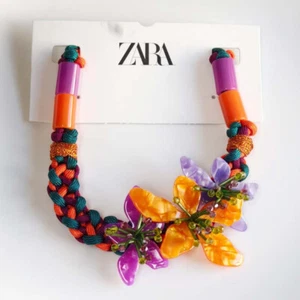 Zara Bohemian Collar Choker Statement Necklace Retro Women Party Holiday Jewelry - Picture 1 of 5