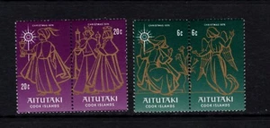 Aitutaki 1976 NAVIDAD, ÁNGEL APARECIÉNDOSE A PASTORES MLH SG 200-207 SC 135-142 - Imagen 1 de 2