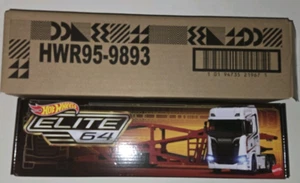 Hot Wheels Mattel  Elite 64 Scania 770 S Truck Trailer Ships Now - Picture 1 of 10