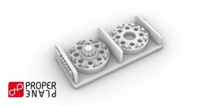 RICHTIGE FLUGZEUGPROPELLERNABE FÜR DEUTSCHE PROPELLER 1/32 RH-017 (FLÜGELMUTTERFLÜGEL) - Bild 1 von 1