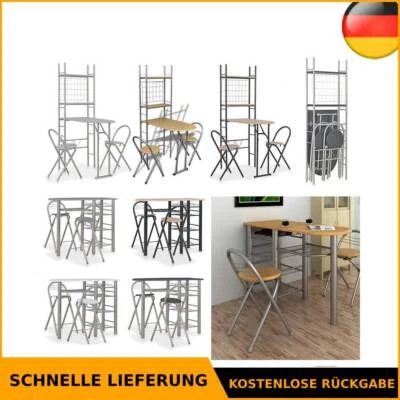 3-tlg. Küchenbar Bartisch,Beistelltisch,Stehtisch,Küchentheke,Küchenbartisch - Bild 1 von 4