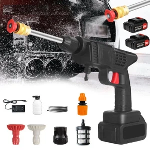 Cordless Electric High Pressure Water Spray Car Gun Portable Washer Cleaner Tool - Picture 1 of 13