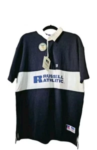 Russell Athletic PRO Cotton True American Classic T-Shirt Size L Blue/White - Picture 1 of 15