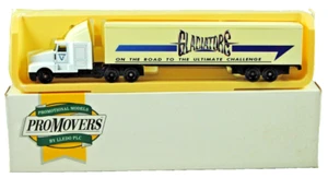 Camión y remolque de caja Lledo ProMovers Kenworth T600 en promoción Gladiators de la BBC - Imagen 1 de 23