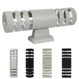 Modern LED Up Down Wall Light Sconce Dual Head Lamp Fixtures Outdoor Indoor - Picture 1 of 20