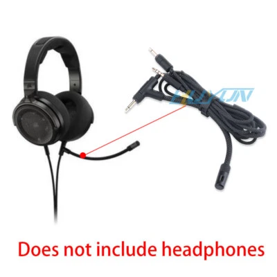 HUYUN Cavo audio 3,5 mm cavo patch microfono per cuffie cablate Corsair Virtuoso PRO