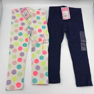 Baby Toddler girls pants leggings Lot of 2 Spring Summer NEW Varied Sizes - Picture 1 of 14