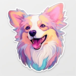 Autoaufkleber Sticker Mischling Hunde Aufkleber - Picture 1 of 1