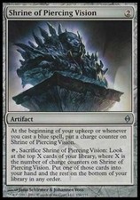 4 Shrine of Piercing Vision - LP - New Phyrexia - mtg - x4 4x