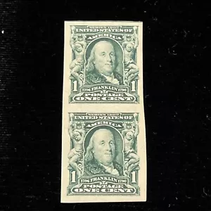 US Stamp #314. 1 Cent. MNH/MH Great Color!!! Make Offers !!!! PAIR !!! Lot 2 - Picture 1 of 7
