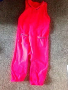 Marks and spencers girls florencent summer Beach Jumpsuit terry Playsuit 18-24m  - Picture 1 of 5