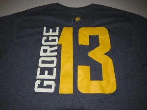 Majestic NBA Indiana Pacers Paul George #13 Basketball T Shirt Size Large - Picture 1 of 5