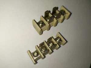Bornier pour circuit imprimé 4 points vis + cosses 5mm Lot 2 Pcs E14h4 - Imagen 1 de 6