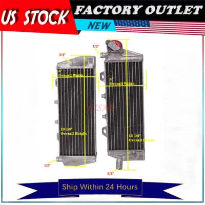 Radiador para KTM 125 150 200 250 350 450 EXC EXC-F XC-W SX-F 2013-2018 (L+R) Foto 1 de 4