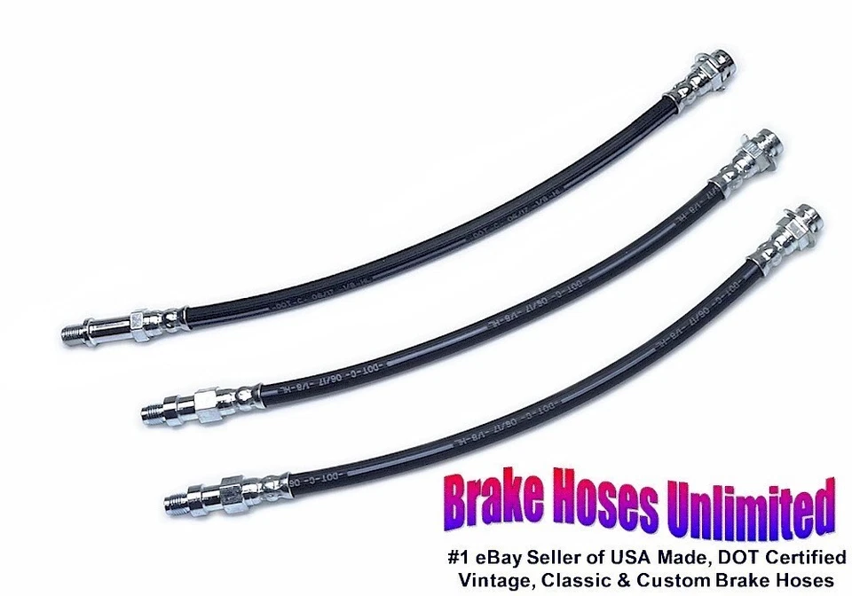 CONJUNTO DE MANGUEIRA DE FREIO Chevrolet Biscayne, 1958 1959 1960 1961 1962 - Imagem 1 de 1