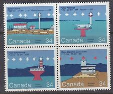 CANADA NO 1066a (1063 TO 1066), CANADIAN LIGHTHOUSES II,  MINT NH