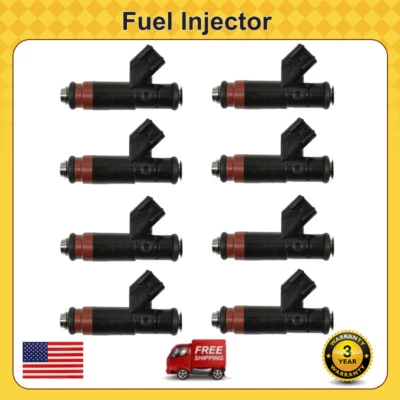 Juego de 8 inyectores de combustible para Chrysler Aspen 2007 2008 y Dodge Durango 2004-2009 Foto 1 de 4