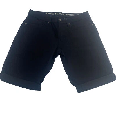 Buffalo David Bitton Evan- X Mens Jeans Short Black Stretch Size 30 Pockets New - Image 1 of 4