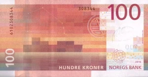 NORWAY 100 KRONER P-54 2016 UNC - Picture 1 of 2