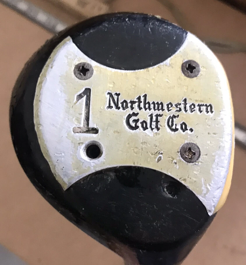 Northwestern Golf Co., 1 driver, Nelson Professional, diestro, eje de acero Foto 1 de 4