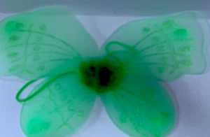 Disney Tinkerbell Green Fairy Butterfly Wings Dress Up Cosplay Costume Wings New - Picture 1 of 9
