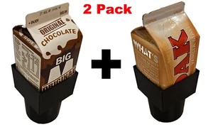 Iced Coffee Holder Flavoured Milk Square Cup Holder Car Cup Holder 2 Pack - Picture 1 of 8