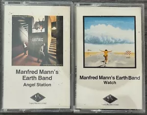 MANFRED MANN'S EARTH BAND - ANGEL STATION + WATCH (2x RARE LEGACY TAPE ALBUMS) - Picture 1 of 4
