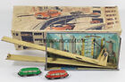 TIN TOY TECHNOFIX 266 PARKING LIFT CAR ELEVATOR VINTAGE 1952  USED IN BOX