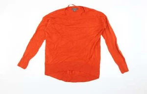 Primark Womens Orange Round Neck Acrylic Blend Jumper Size S - Picture 1 of 12