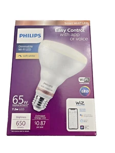 Soft White BR30 LED 65-Watt Dimmable Smart Wireless Light - Picture 1 of 6