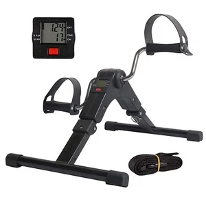Pedal Exercise Machine Mini Fitness Cycle with Fixing Strap, Adjustable - Picture 1 of 7