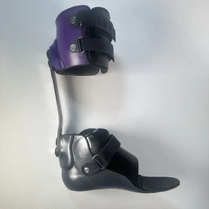 LEFT AFO Ankle Foot Orthosis + PDE Posterior Dynamic Element Thermoplastic - Picture 1 of 13