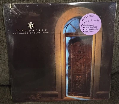 Deep Purple The House of Blue Light  Hype Sticker 1987 Sealed Old Stock Mercury  - Image 1 of 2