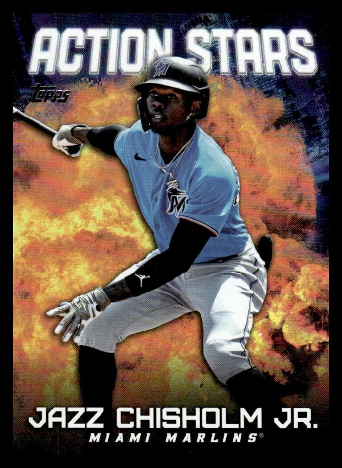 2023 Topps Action All Stars Jazz Chisholm Jr - Image 1 of 2