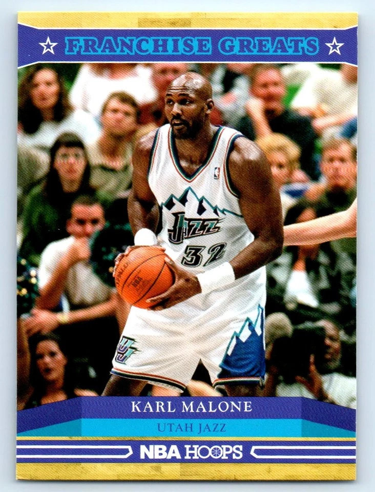 2012-13 Hoops #12 Karl Malone Franchise Greats Utah Jazz - Image 1 of 2